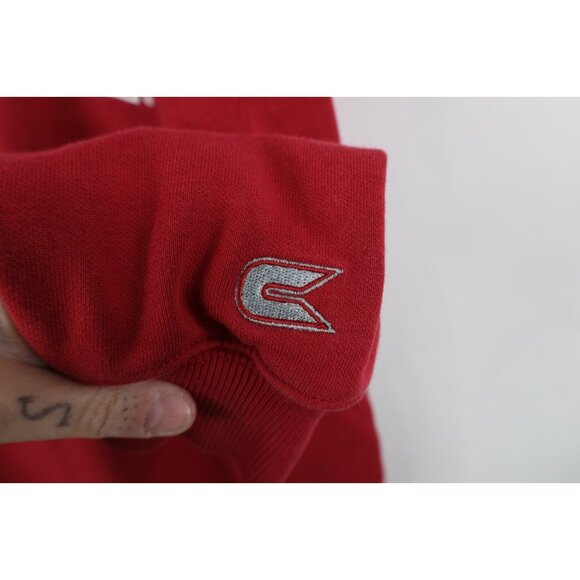 Vintage Mens Large Distressed University of Alabama Crewneck Sweatshirt Red - Picture 4 of 15